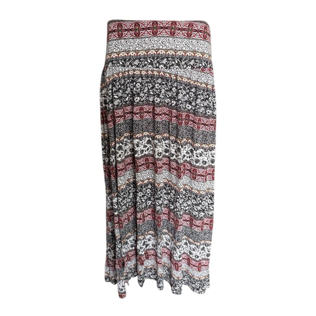 Womens Earthbound Trading Company Boho Slit Leg Pull-On Skirt - Sz S